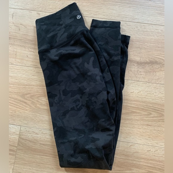 lululemon athletica Pants - lululemon athletica Black Camo Leggings